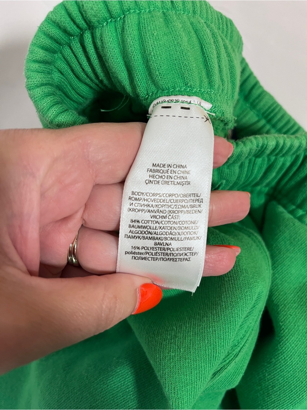 Polo Sport Ralph Lauren Green Sweatshirt Sweatpants Set XS Vintage Style Lounge - Picture 7 of 7